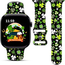 Soft Silicone Strap Compatible with Apple Watch Series 7 38mm 40mm 41mm