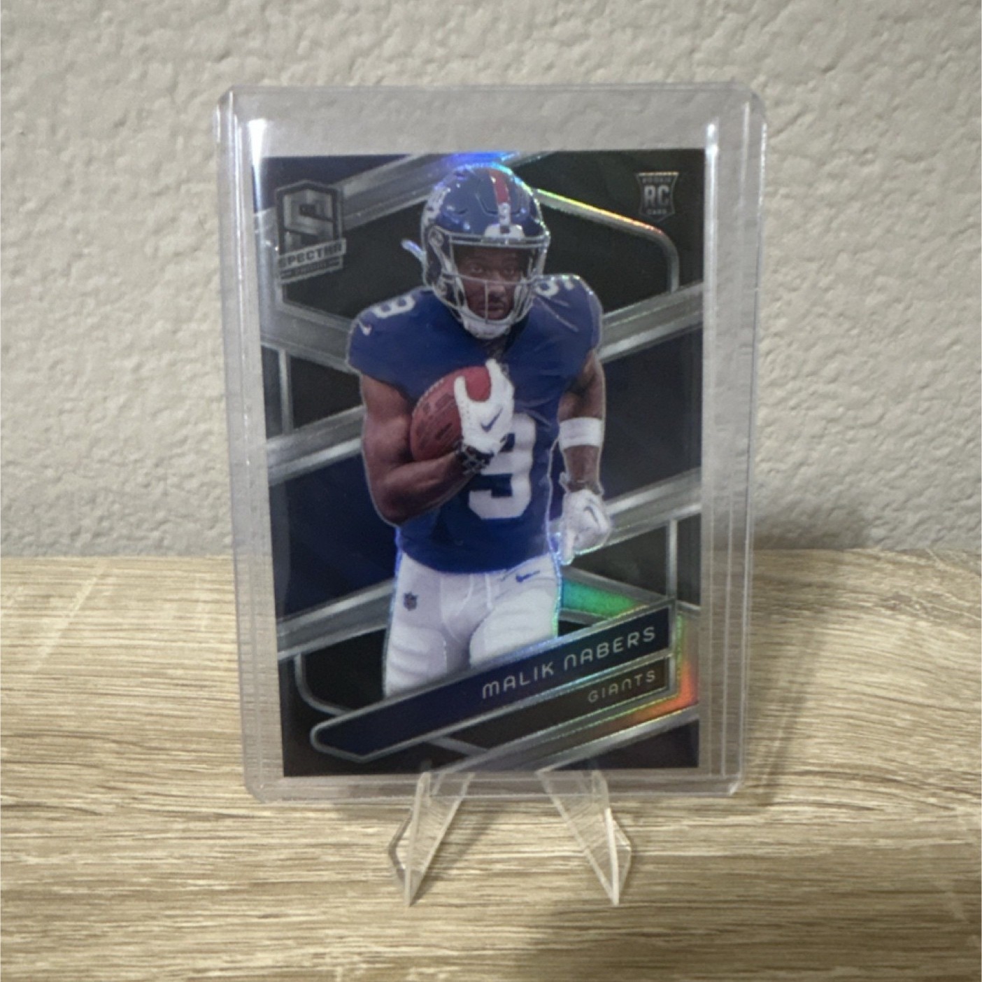 Panini 2024 Silver Spectra Malik Nabers Rookie New York Giants Football Card #5