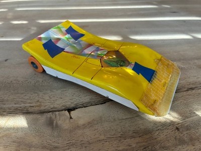 1/24 Slot Car with Laser Chassis and Mura Pro Slot Motor