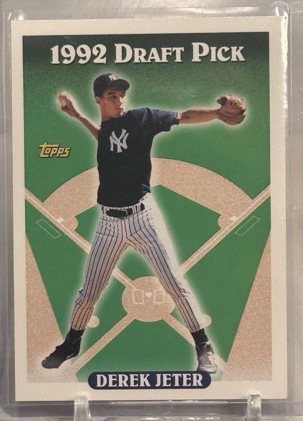 Topps 1993 Draft Pick Base Set Derek Jeter New York Yankees #98 Baseball Card