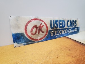 Ok Used Cars Sign | eBay