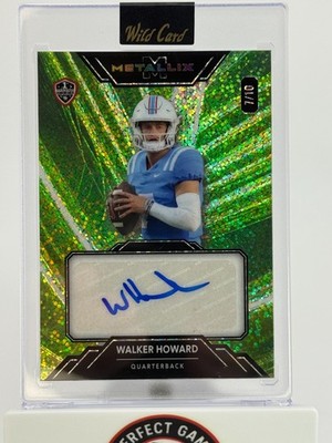 Walker Howard - 2025 Wild Card Metallix Wild Light Sparkle Auto /10 CAJUNS