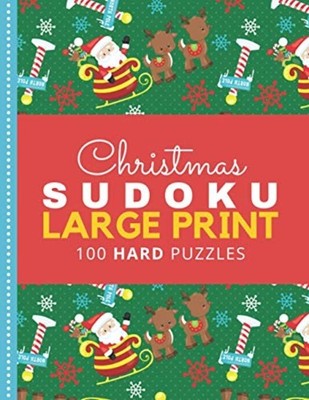 Christmas Sudoku Large Print: Santa Sleigh North Pole T -  NEW Inside the Box  2