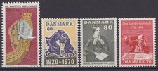 Danemark Lot timbres neufs */** Y&T 504, 505, 514, 539 