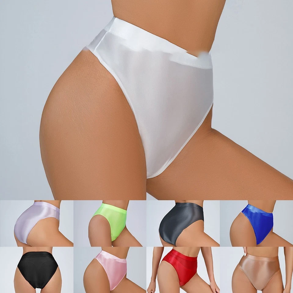 Hochwertige Unterhose Wetlook Schlüpfer Gummizug Glanz Slip Regular - Bild 3 von 4