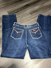Jordache Vintage 80s Jeans Size 30x34 Women's Blue Denim Straight Leg