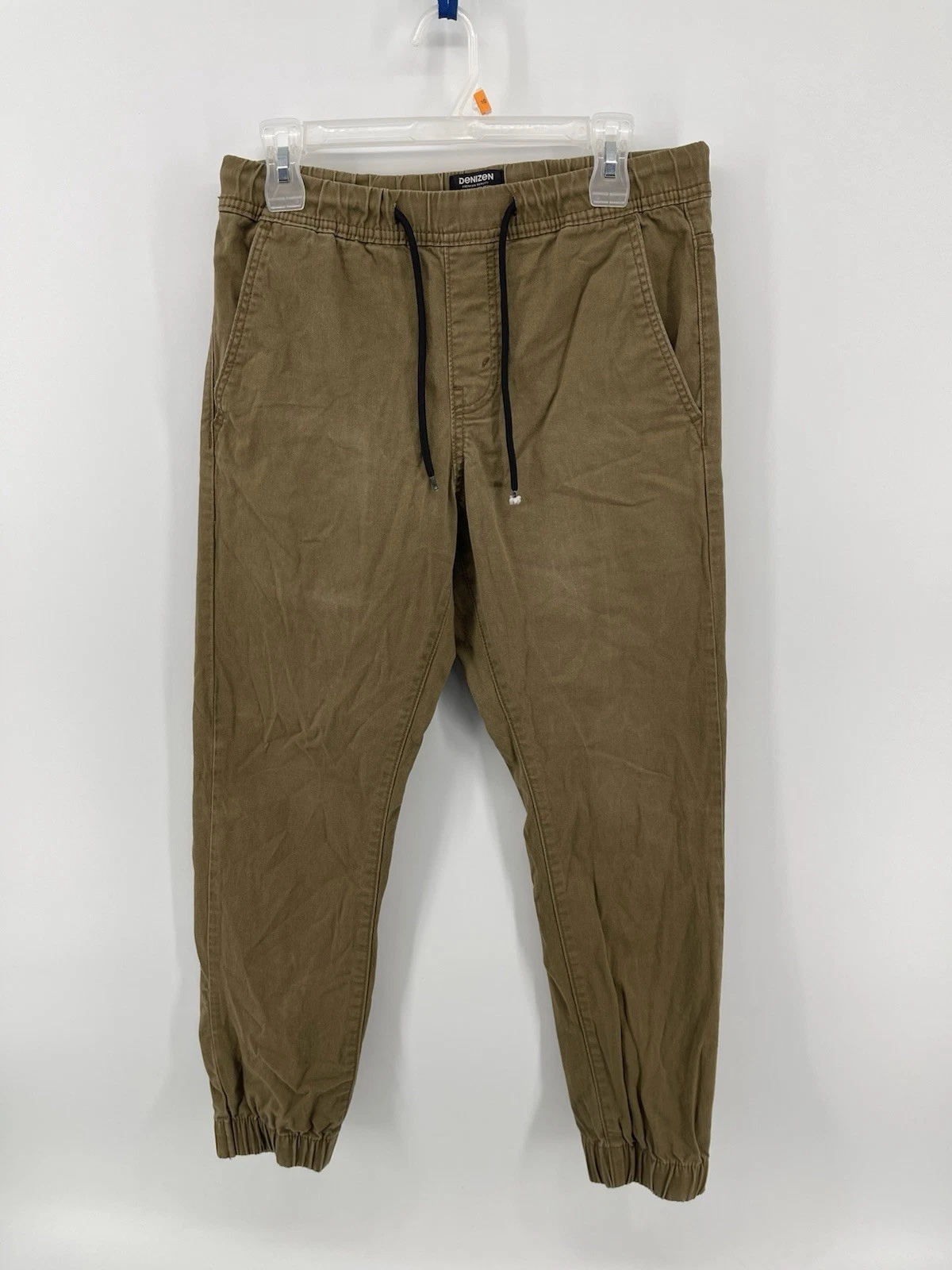 Levis Denizen Pull On Joggers Pants Mens Size XS Brown Elastic Waist Drawstring