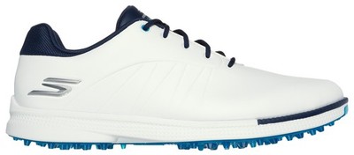 Skechers Go Golf Tempo GF 214099-WNVB White Navy Blue Men Spikeless Golf Shoes