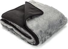 Waterproof Faux Fur Dog Blanket - Waterproof Dog Blanket for Bed, Couch or Dog C
