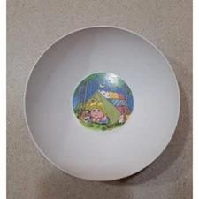 Plate vintage melamine cabbage patch kids camping cpk 1982