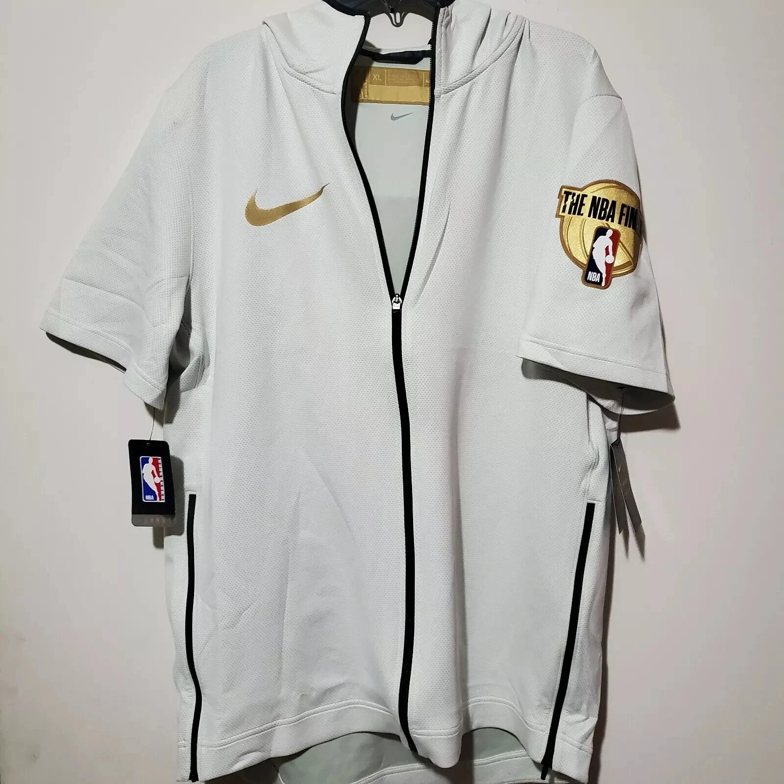 Men's XL 🔥 Nike NBA Finals Zip Up Hoodie Therma Flex Dri-Fit AH4009-100 Rare