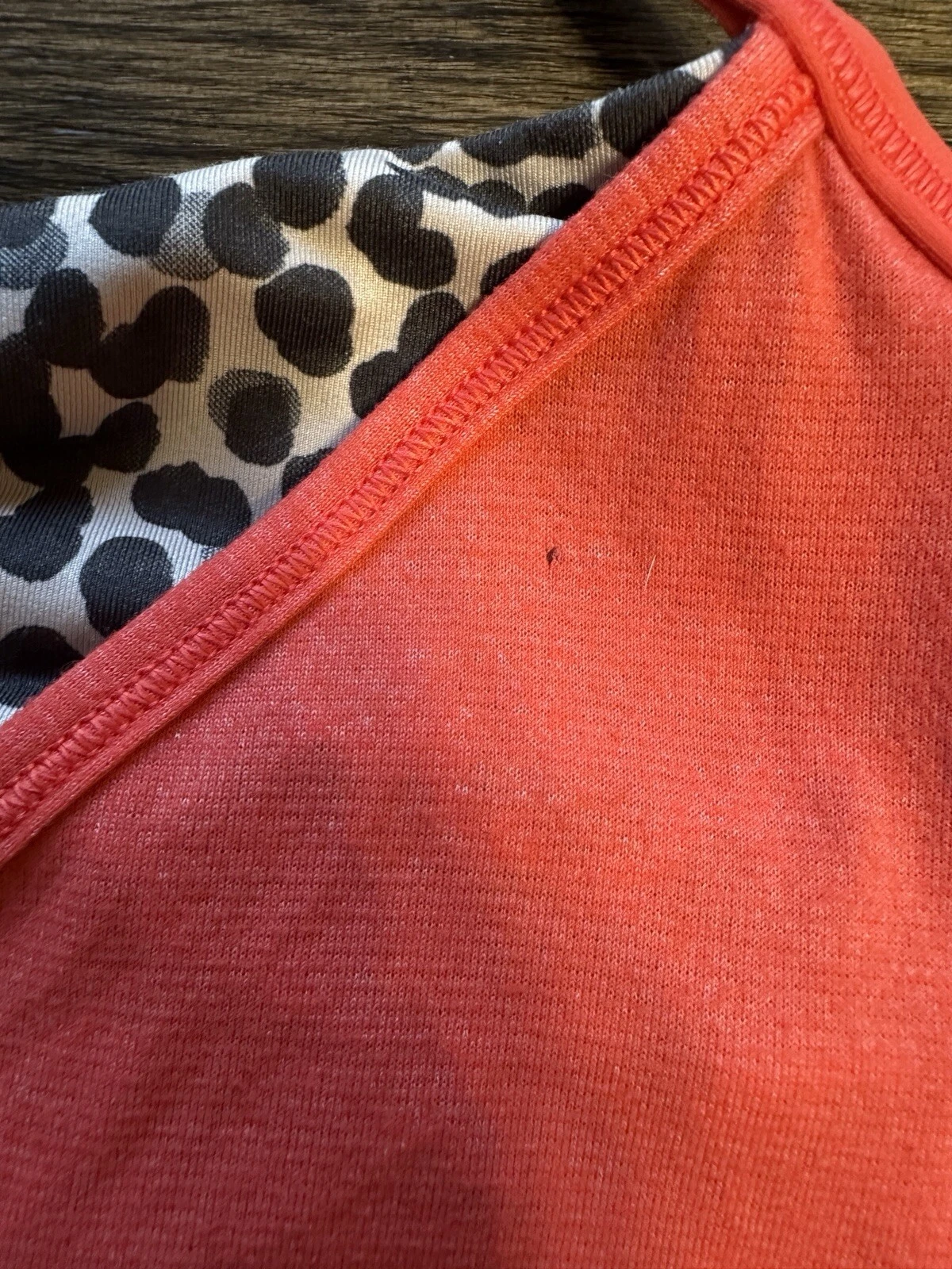 lululemon roll out cheetah print racerback v neck tank-top