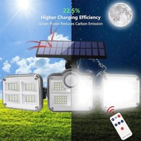 3 Head 50000LM LED Solar Lights Outdoor Waterproof Motion Sensor Security Lamp 4