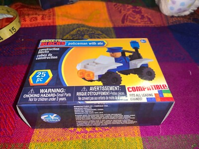 Make It Blocks City Patrol 24 Pieces Construction Blocks NEW 