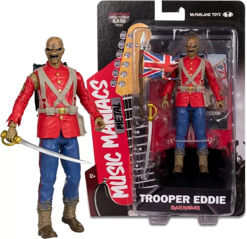 IRON MAIDEN EDDIE TROOPER 1:12 MCFARLANE TOYS VINTAGE ALBUM COVER 6” FIGURE MOSC - Picture 2 of 6