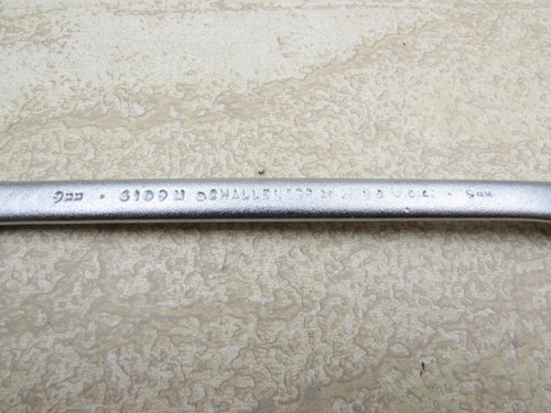 Llave de caja combinada vintage Challenger 6109M por protocolo 9 mm 12 puntos hecha en EE. UU. - Imagen 2 de 3