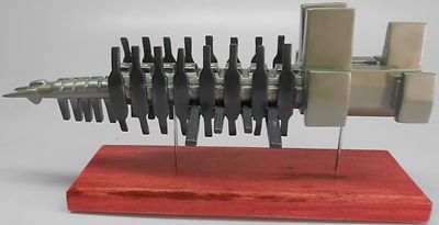 USG Ishimura Deep Space World Miner Ship Mahogany Kiln Dry Wood Model Small New