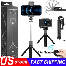 3in1 Multifuctional 28/40in Selfie Stick Tripod Stand w/ Bluetooth Remote Phone