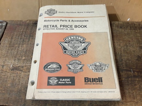 Harley-Davidson Dealer Retail Price Book August 1999 Parts & Accessories  - Bild 1 von 3