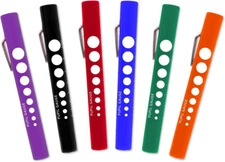 Dixie EMS Colored Disposable Penlight with Pupil Gauge - 6 Colors