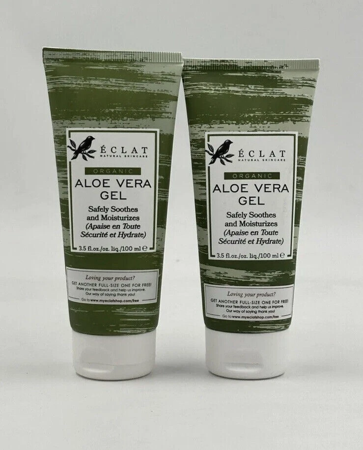 Eclat Organic Aloe Vera Gel 2 x 100ml