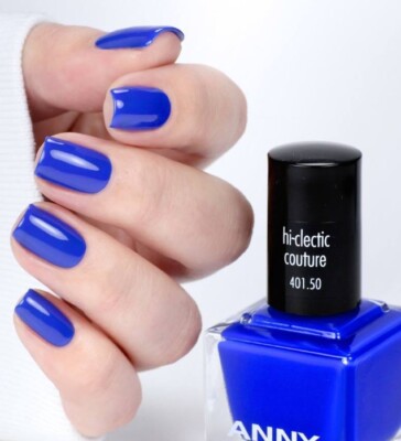 Nagellack ANNY 401.50 hi clectic couture, Blau, 15ml Neu.