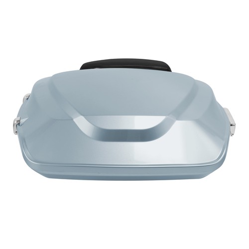 Silver Razor Trunk Backrest Fit For Harley Touring Street Glide 14-later - Picture 8 of 12