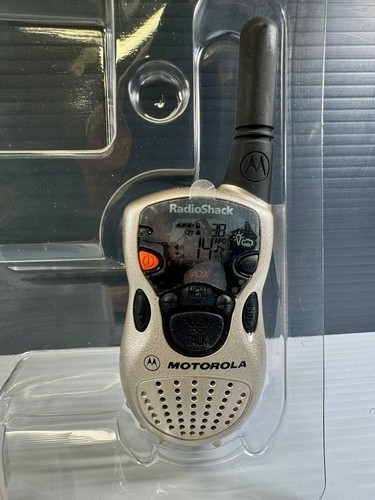RAR - Radio Shack/Motorola 14 Ch. FRS Funkgeräte mit Gürtelclips #21-1854 Neu im Karton - Bild 7 von 19