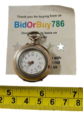 CYLINDER 10 Rubis Pocket Watch 3622 Galonne 0.800 Vintage Pocket Watch Vintage