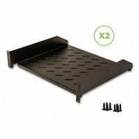 2 Pack 19 Vented Steel 2 Space 2u Rack Mount Cantilever Network Shelf 16 Deep on sale 2 Pack 19 Vented Steel 2 Space 2u Rack Mount Cantilever Network Shelf 16 Deep on sale
