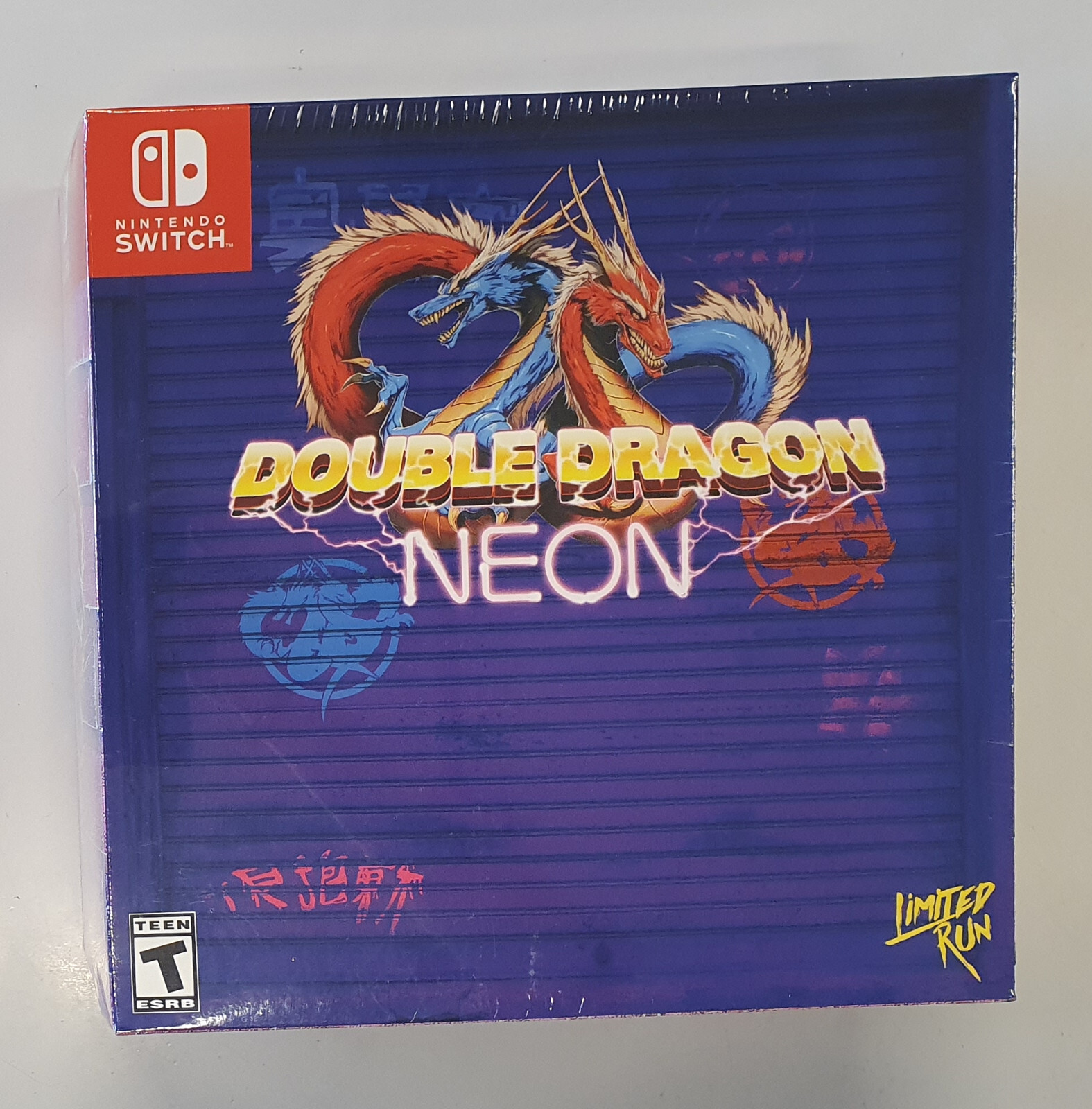 Nintendo Game Switch Limited Run #108 Double Dragon Neon Classic Edition Nuovo