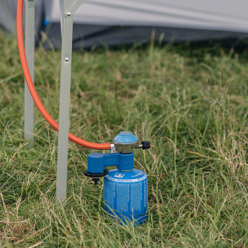 Campingaz Twin Connection Regulator Kit CV/R With Gas Hose and Clips - Picture 7 of 10