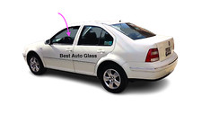 Fit 2000-2005 Volkswagen Jetta, 99 New Jetta Driver Left Front Door Window Glass