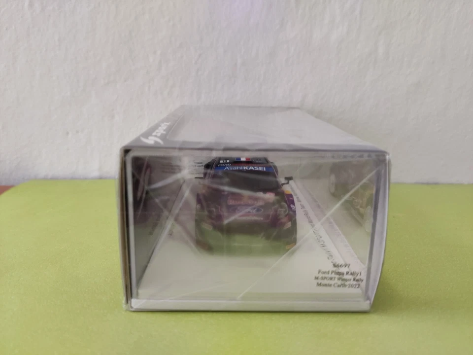 Ford Puma Rally1 Red Bull S.Loeb Last Win Montecarlo 2022 Spark S6697 1:43 - Immagine 3 di 4