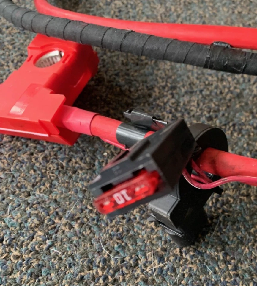 07-12 GMC ACADIA кабель в сборе, аккумулятор положительный 25802206 б/у OEM - Изображение 3 из 4