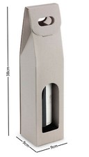 Wine Bottle Carrier Holder Single Double Triple Christmas Birthday Gift Box