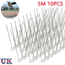 5M Pigeon Bird Spikes Metal Wall Fence Deterrent Anti Perch Control Repeller