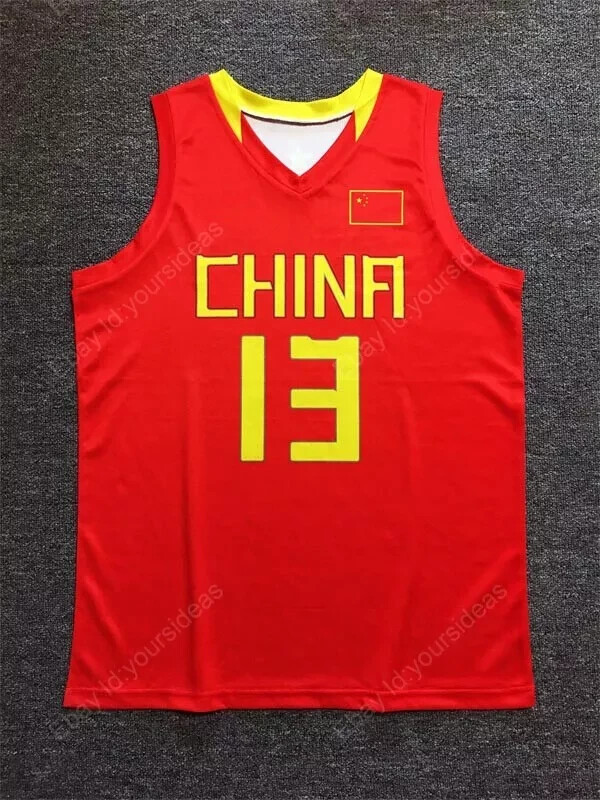 ヤオミンユニフォーム Custom Yao Ming #13 Team China Basketball