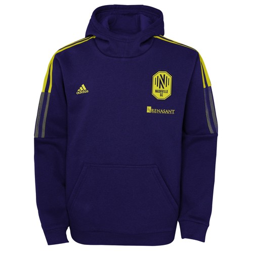 adidas Nashville SC MLS Kids (4-7) Anthem Travel Hoodie, Blue - Picture 2 of 4