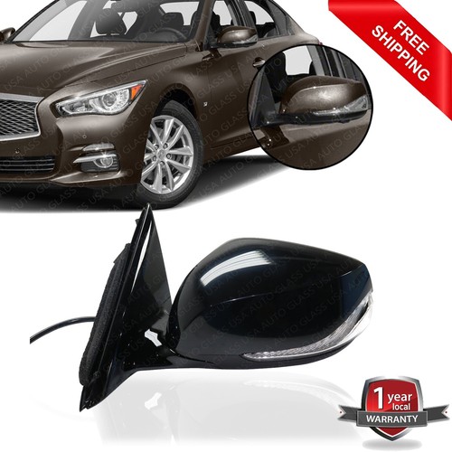 A-Premium Right Side Power Door Mirror For Nissan Altima 2013-2018 | Heated, Turn Signal, Manual Fold - View #2