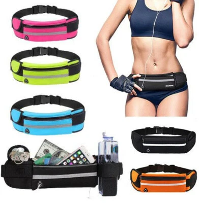 TUNINGSCHLOSS Lauftasche Bauchtasche Handytasche Wasserdicht Sport Laufen Fitness JoggingBlack