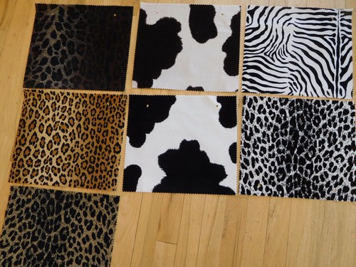 CHOICE High End UPHOLSTERY pieces Route 66 BEE LILY Animal faux fur COUNTRY Star - Picture 2 of 50