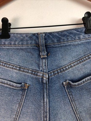 Mossimo teenagers jean cut off shorts sz 0/25-rips& frays AN10 - Picture 8 of 9