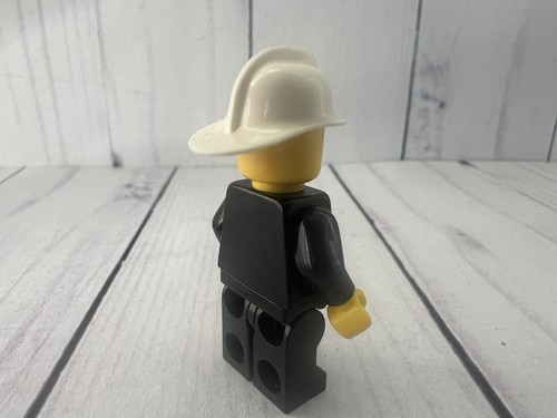 Lego Classic Town Fire - Minifigura clásica de casco de fuego blanco (firec001) - Imagen 5 de 7