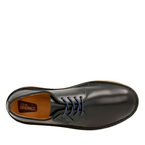 Clarks Originals Desert London Men's Dark Navy Leather Low Top Shoes 26118571 image 5