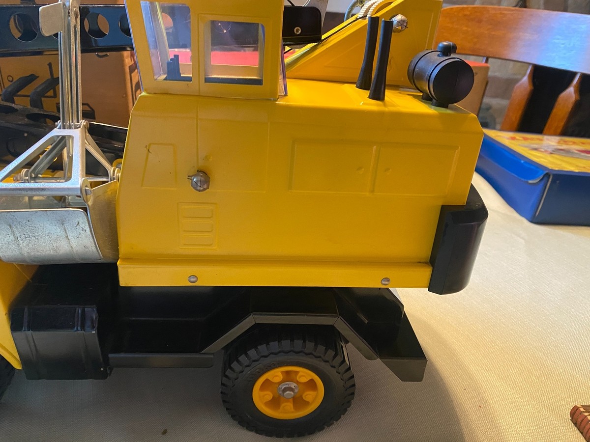 Vtg Mighty Tonka Mobile Crane Toy Truck Orig Box 3940 Steel 1960's