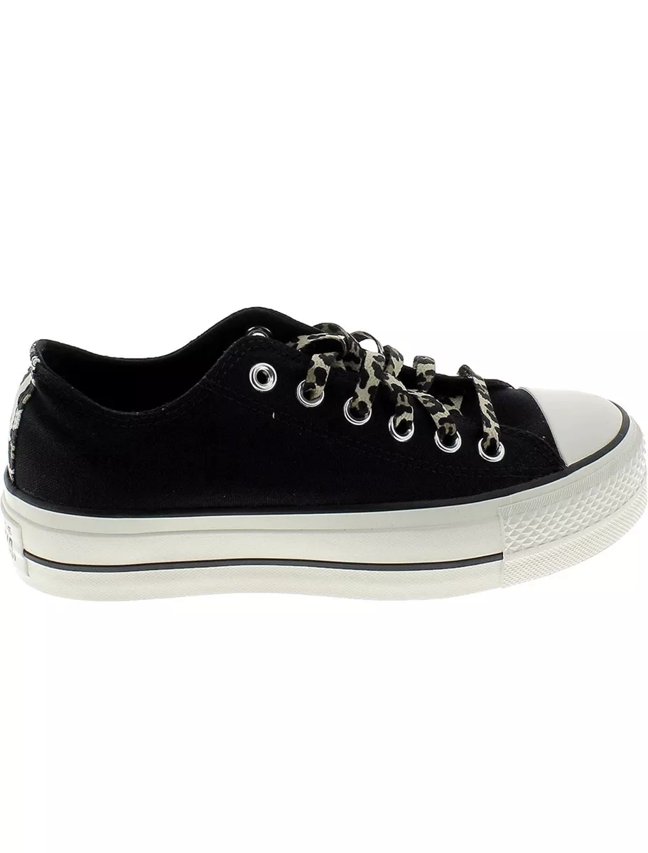 Leopard print store platform converse
