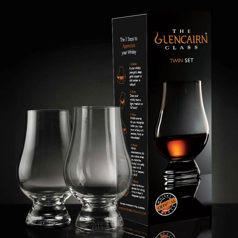The Glencairn Official Whisky Nosing Glass - Set of 2 (Twin Pack, Gift Carton) - Image 2 of 4