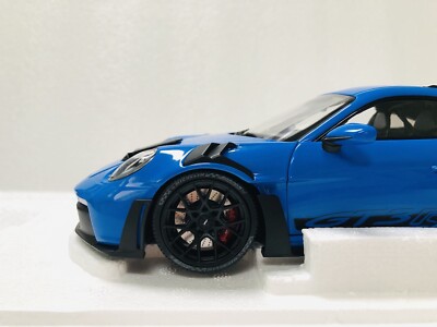 1/18 Minichamps Porsche 911 992 Gt3 RS 2022 Blue Diecast 1/18 Minichamps Porsche 911 992 Gt3 RS 2022 Blue Diecast