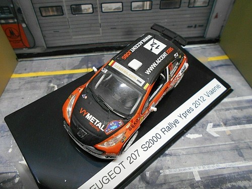 Peugeot 207 Super 2000 S2000 Rallye Ypres 2012 #12 Viane A Jobs UMBAU IXO 1:43 - Imagen 4 de 5